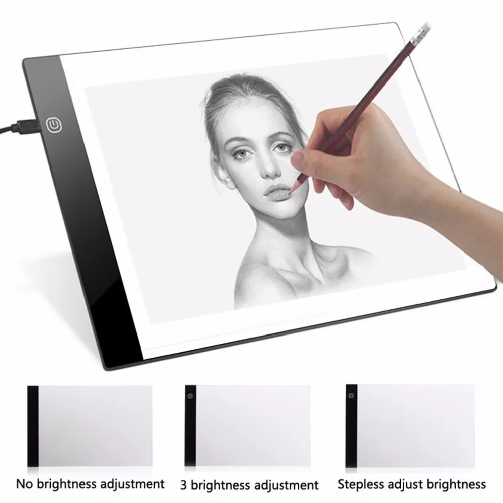 LED Light Box Artist Thin Art Stencil Board Tracing Drawing Plat USB Powered A4 Copy Station | Компьютеры и офис
