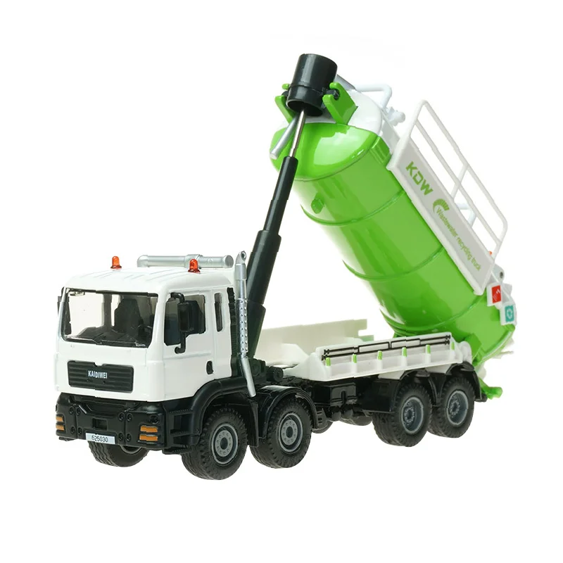 

KAIDIWEI Alloy engineering vehicle waste water recycling and transportation vehicle model environmental protection children toy