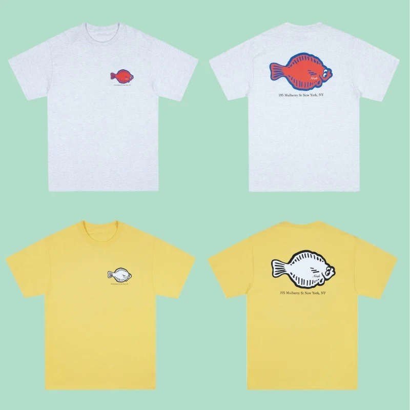 

NOAH Best-Quality 2021SS NOAH Flounder Shop Tee T Shirt Men Women