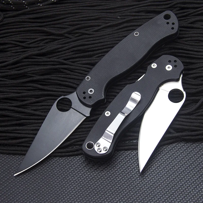 Складной нож C81 Para с 3 шарикоподшипниками Карманный для кемпинга и охоты кухни