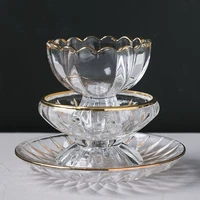 european phnom penh glass cups creative ice cream cup goblet salad shake dessert cup family party bar drinkware
