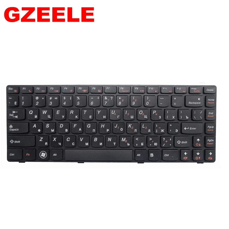 Ру черный новая клавиатура для ноутбука LENOVO G405G G480 G485 Z380 Z480 Z485 G410 G490 G400 G405 G410