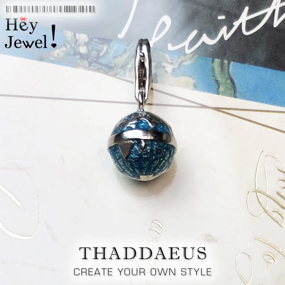 Женский и мужской кулон с картой мира из серебра 2019 пробы|Ювелирные шармы| |