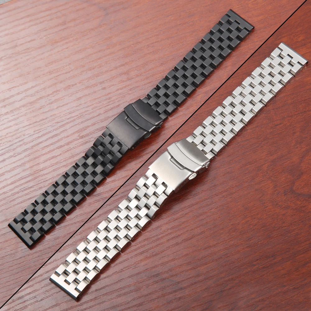 18 20 22 24 26 мм нержавеющая сталь универсальный ремешок для часов SEIKO CITIZEN дизель Invicta