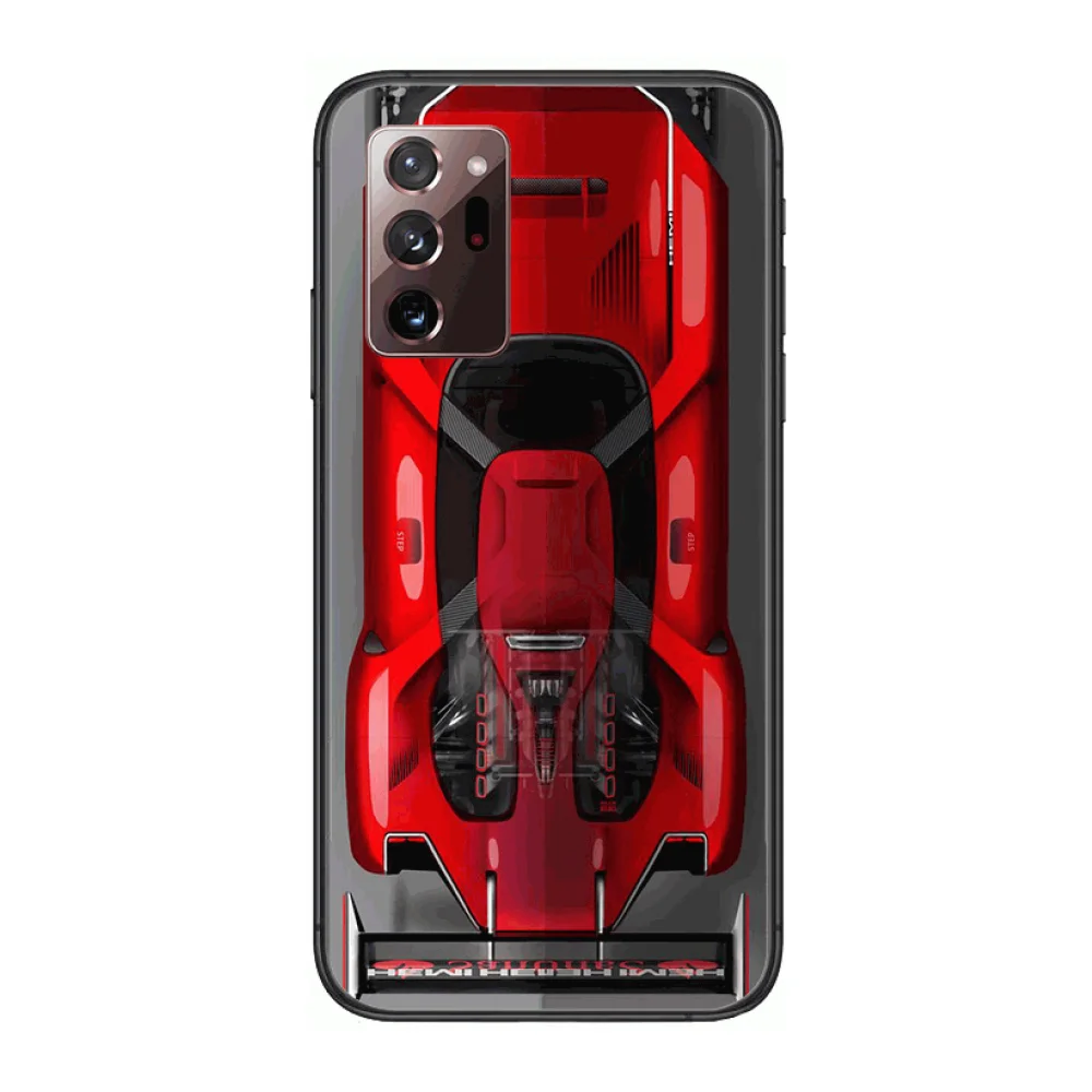 

X Supercar High-end Custom Phone case Phone Case cover hull For SamSung note20 10 9 8 4 pro plus black prime soft bumpe