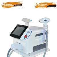 2021 professional 2 in 1 multifunction diode laser 808nm 755nm 1064nm hair removal nd yag laser tattoo removal