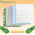 Самоклеящиеся обои 3D, водонепроницаемые декоративные обои с имитацией мрамора и кирпича, для кухни и ванной комнаты