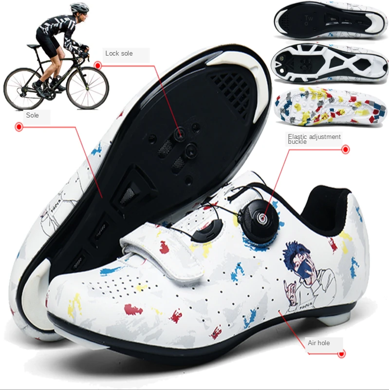 

New Self-locking Road Bike Shoes Men Non-slip Racing Shoes Professional Breathable MTB Bike Shoes Triathlon Sapatilha Ciclismo