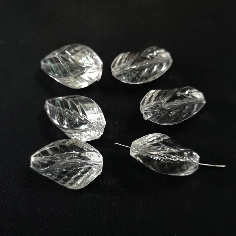 

32mm*21mm 100pcs/bag Clear Acrylic Faceted/Jewelry Accessories/DIY Hand Made /Finding Beads