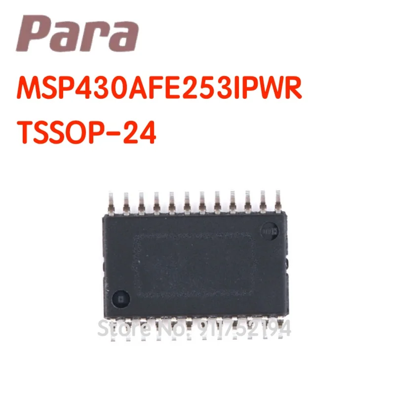 MSP430AFE253IPWR флэш-память микроконтроллер серии MSP430 IC 16-bit 12 МГц 16 Кб (16K x 8) 24-TSSOP - купить