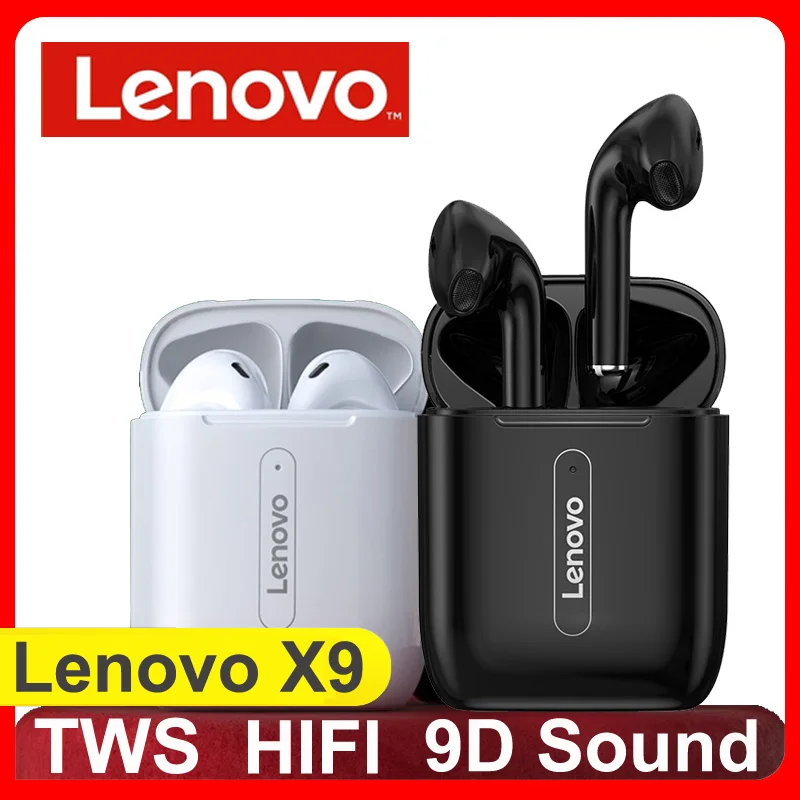 Lenovo X9 True Wireless Bluetooth наушники сенсорное управление Hi Fi стерео вкладыши TWS с