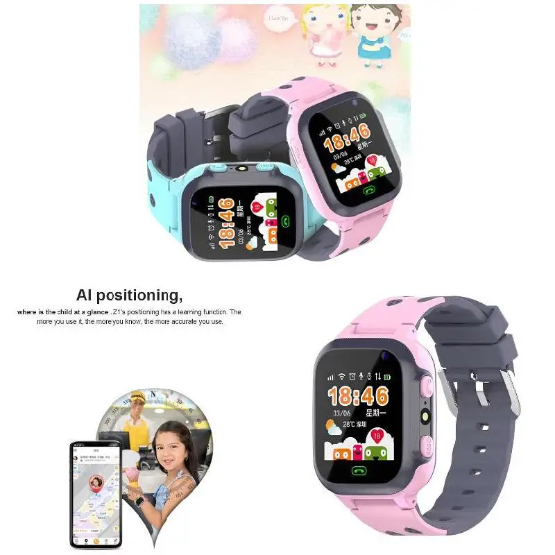 Детские Смарт-часы водонепроницаемые с защитой от потери LSB базовая станция