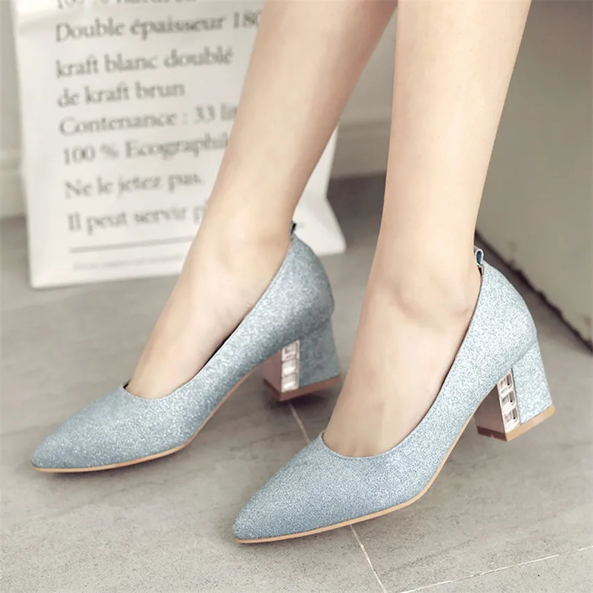 

Stiletto Women Pumps Concise Office High Heels Party Wedding High Heel Shoes Woman Small Big Size 33 - 43