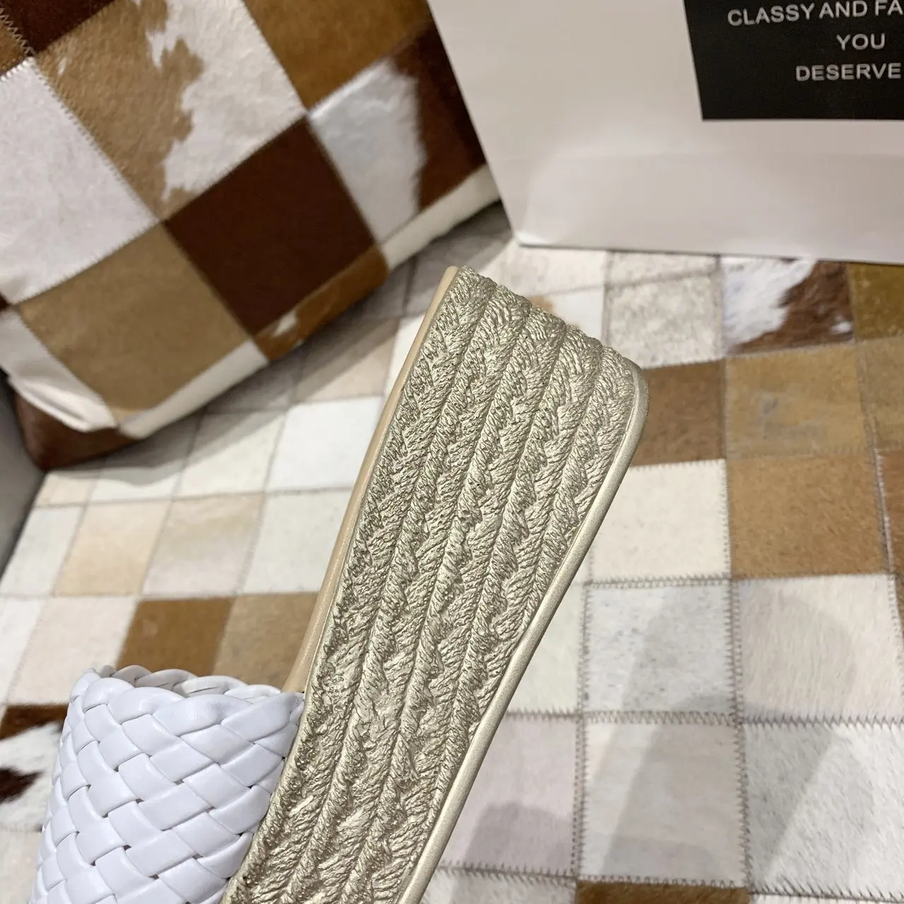 

Women Wedges Heels Slippers Summer Shoes High Wedges Heels Flip Flops Beach Slides 2021 New Terlik Footwear Size 35-40