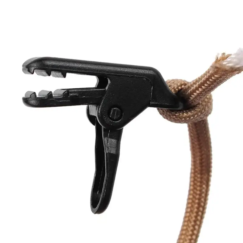 

10pcs Windproof Tents Awning Alligator Clip Outdoor Camping Wind Rope Clamp Awnings Plastic Clip Tents Accessories