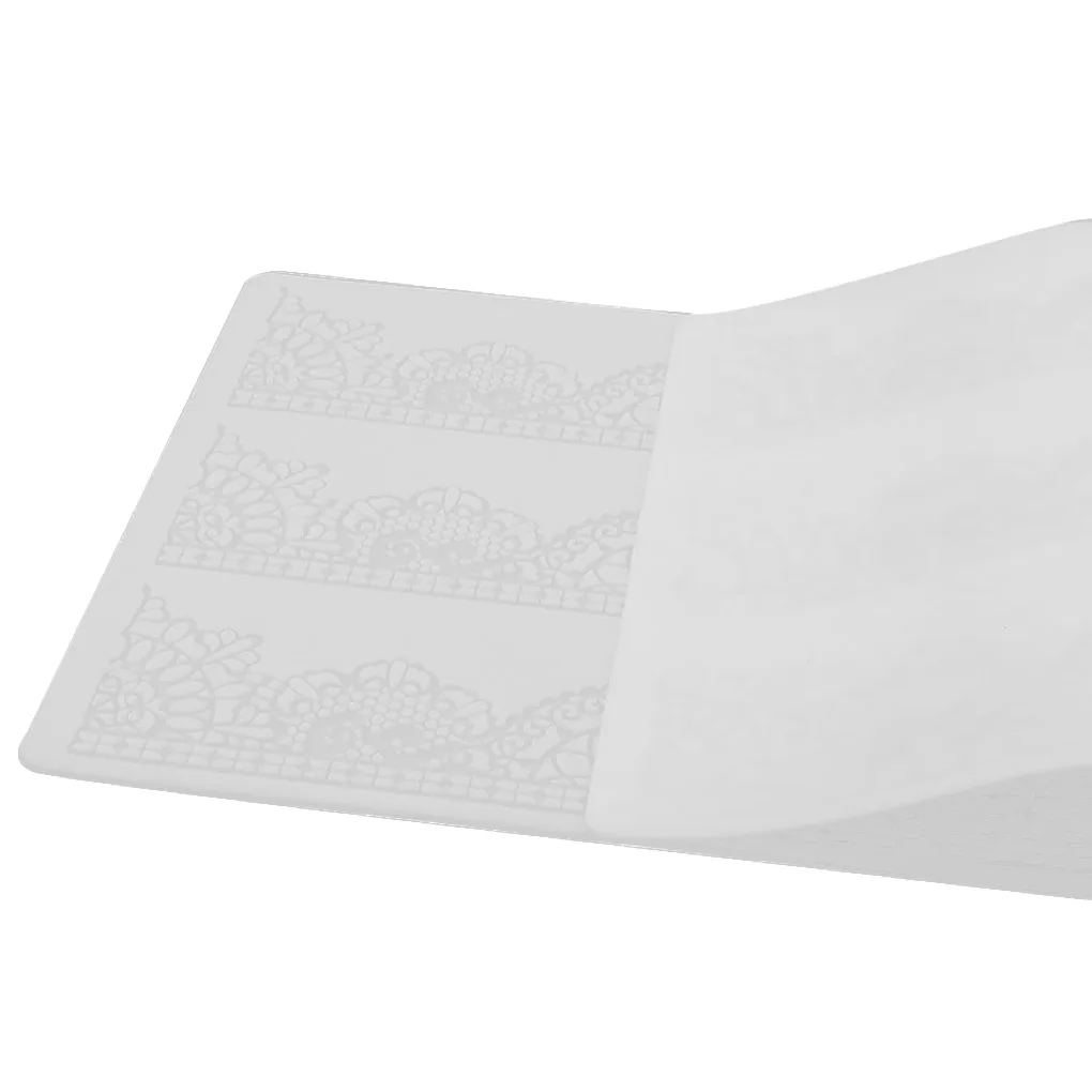 

Silicone Cake Decorating Mold DIY Non Stick Embossing Fondant Moulds Mat Baking Tool