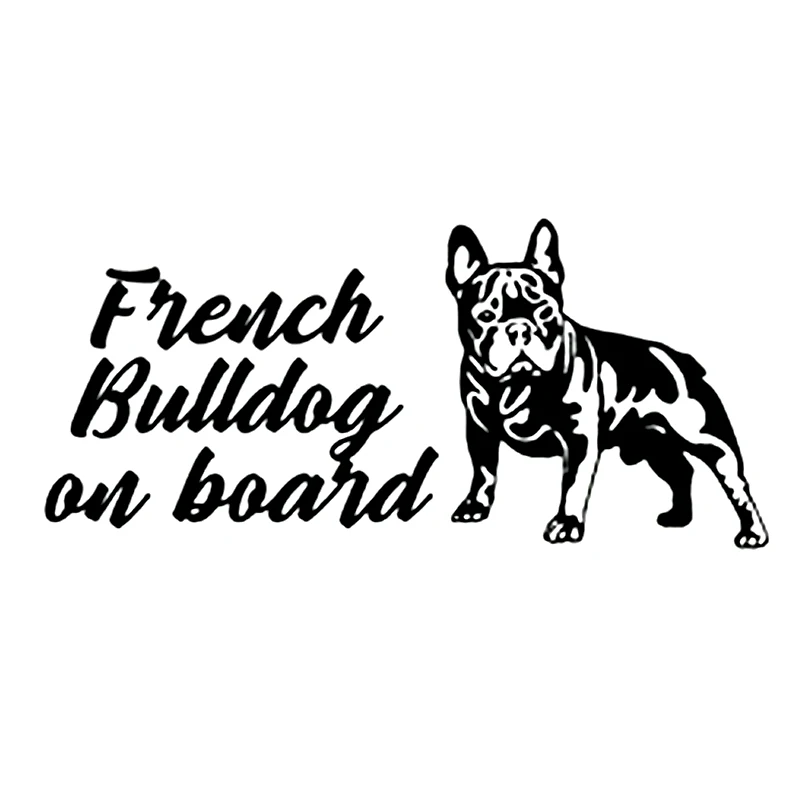 

Наклейка в виде французского бульдога на борту мотоцикла, разные размеры/цвета