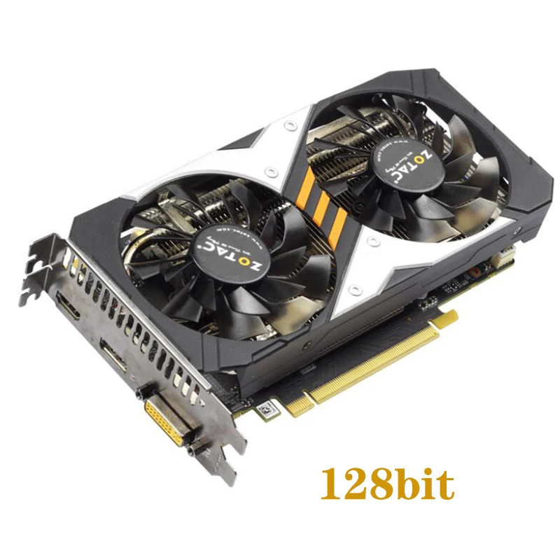 Оригинальная видеокарта ZOTAC GTX 960 2 Гб бит GDDR5 графические карты GPU для NVIDIA GeForce GTX960