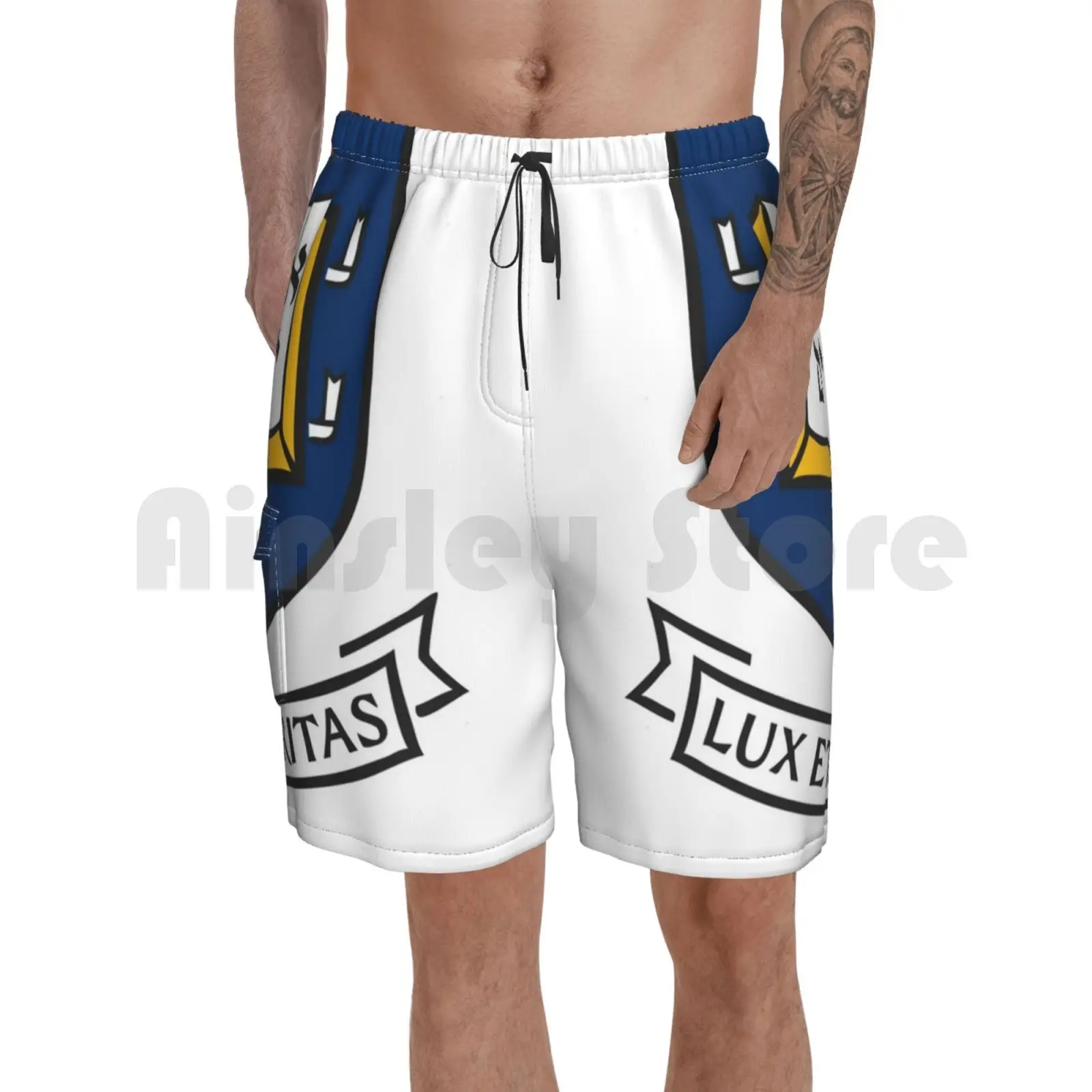 

Beach Shorts Yale University Yale University College College Student School Smart Navy