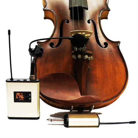 Скрипка, беспроводной микрофон, заряжаемый инструмент, передатчик, приемник, беспроводная система