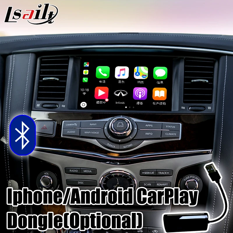 Plug& Play Android 7,1 навигационный интеграционный интерфейс коробка для Patrol Nissan 2013- год поддержка ручка управления по Lsailt