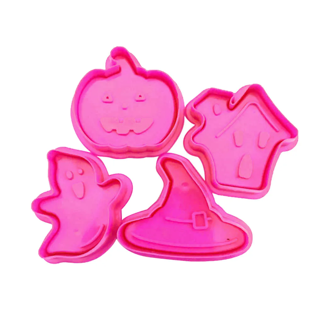 Кухонные аксессуары 4 шт./компл. Хэллоуин печенье резаки для печенья форма