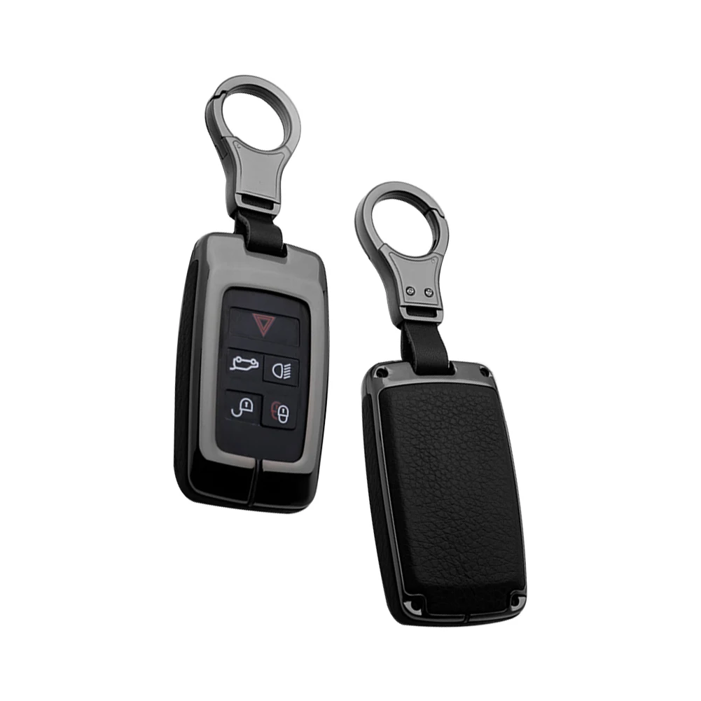 

Leather Zinc Alloy Car Key Case Cover For Land Rover Range Rover Evoque