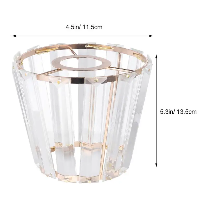 

Crystal Lamp Shade Creative Lamp Cover Ceiling Light Cover Light Shade European Style Simple Iron Crystal Ceiling Lamp Shade