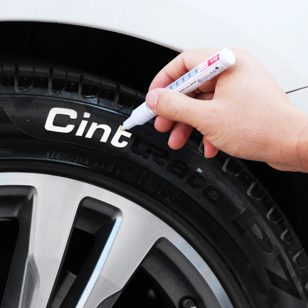 1 Pcs Car Paint Pen Auto Wheel Tire Oily Painting Mark For Mazda 2 3 6 CX-5 Atenza CX-7 CX-9 CX-3 CX-4 CX-8 MX5 | Автомобили и