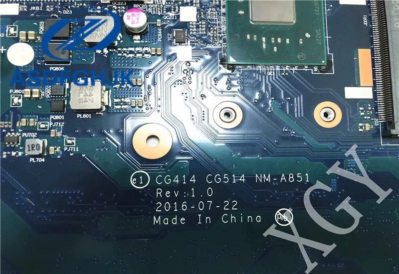 Laptop Motherboard for Lenovo IDEAPAD 310-15iap motherboard CG414 CG515 NM-A851 FRU: 5B20m52763 100% test OK | Компьютеры и офис