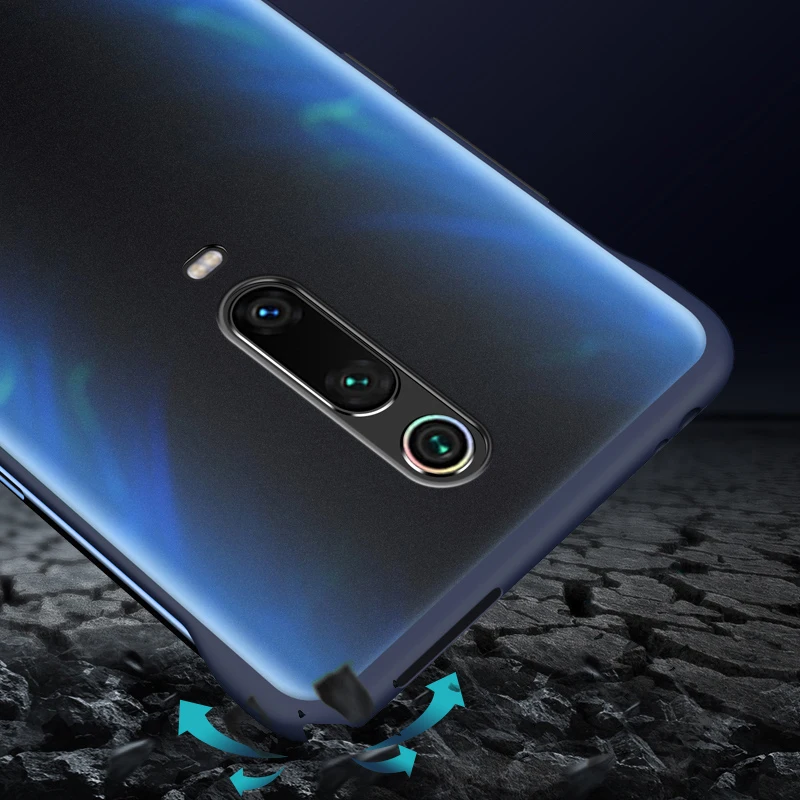 REDMI 7A Мягкий силиконовый чехол Edge ударопрочный роскошный бескратный прозрачный