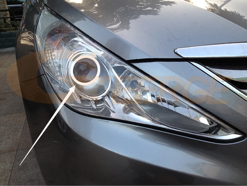 Для Hyundai Sonata i45 YF 2011 2012 2013 2014 ультра яркий SMD СВЕТОДИОДНЫЙ ангельские глазки набор