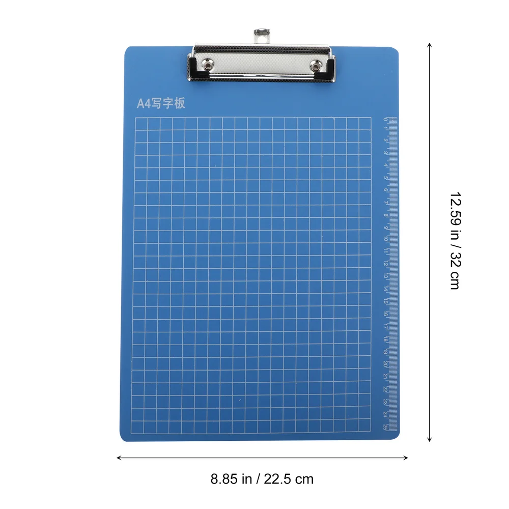 

6Pcs Clipboards Clip Boards with Ruler Measurement A4 File Holder