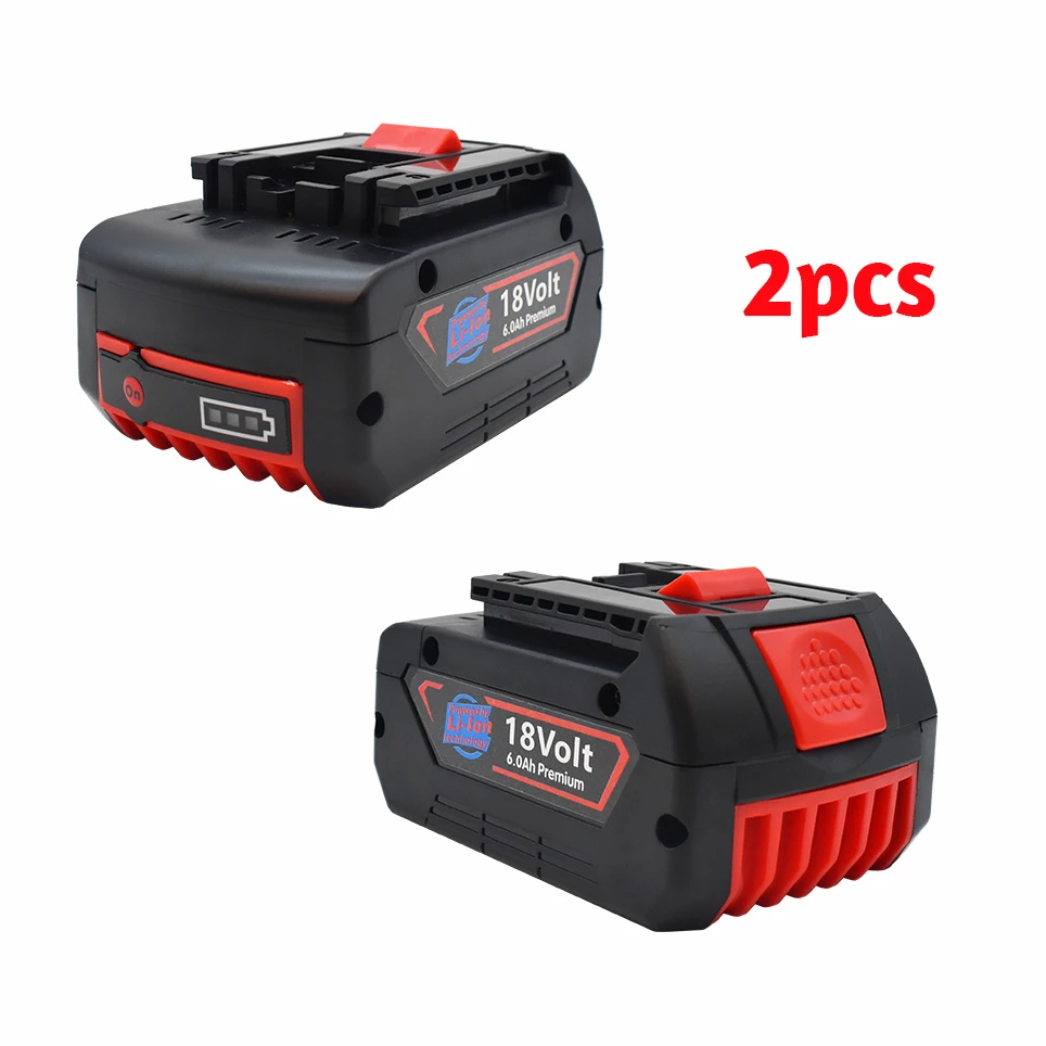 

NEWEST for Bosch drill 18V 6.0Ah Li ion battery for Bosch: bat609, bat609g, bat618, bat618g, bat614 + FREE SHIPPING