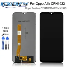 Black 6.1 inch For Oppo A1k CPH1923 / For Oppo Realme C2 RMX1941 RMX1945 LCD Display Touch Screen Digitizer Assembly