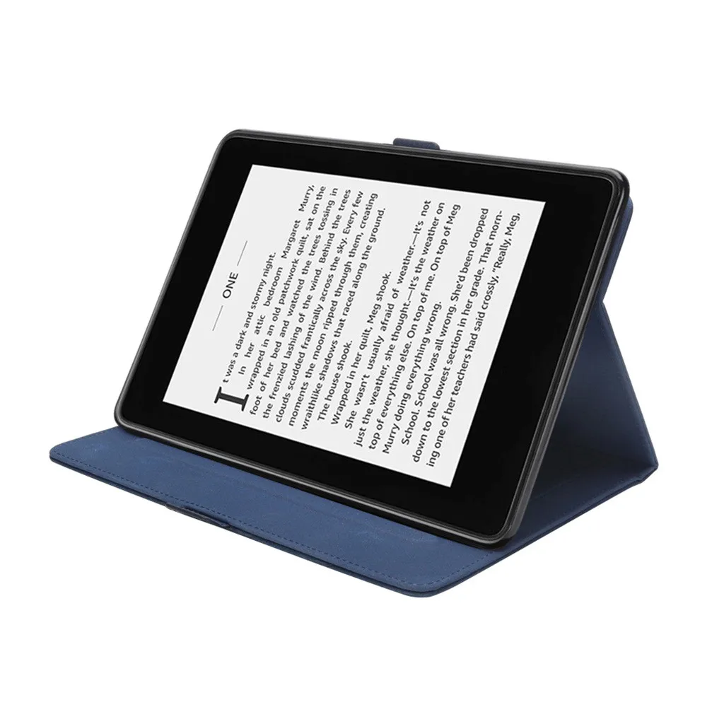 Тонкий кожаный чехол книжка для планшета Kindle Paperwhite 4 2018|Чехлы планшетов и