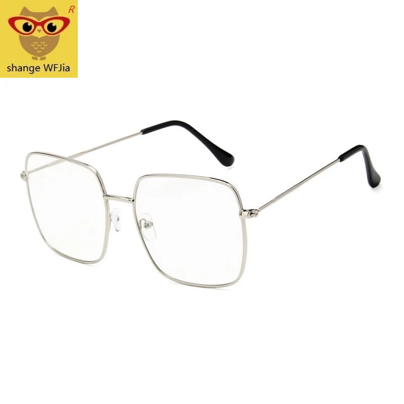 Новинка 2020 квадратная оправа винтажные женские очки большого размера d