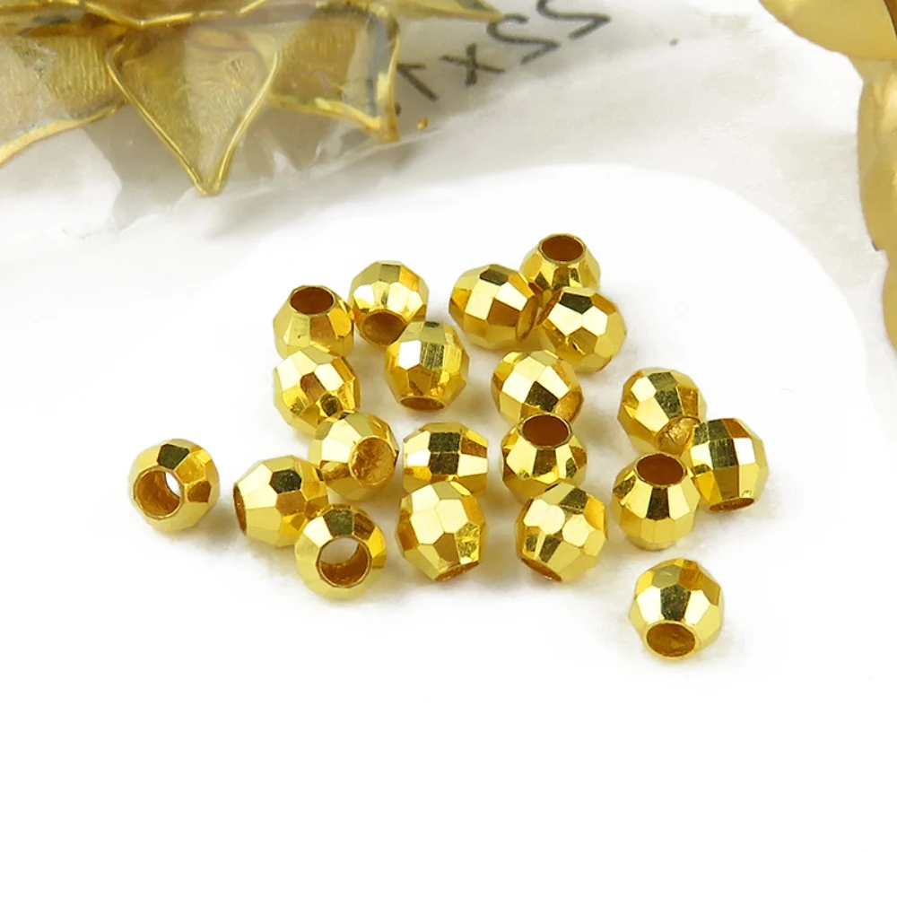 Чистый 999 24K желтого золота 3D из бисера браслет &quotсделай сам&quot чемодан для