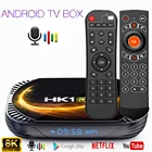ТВ-приставка на Android 128, голосовой помощник, 8K, 3D, Wi-Fi, 4 + 64ГБ, S905 X4