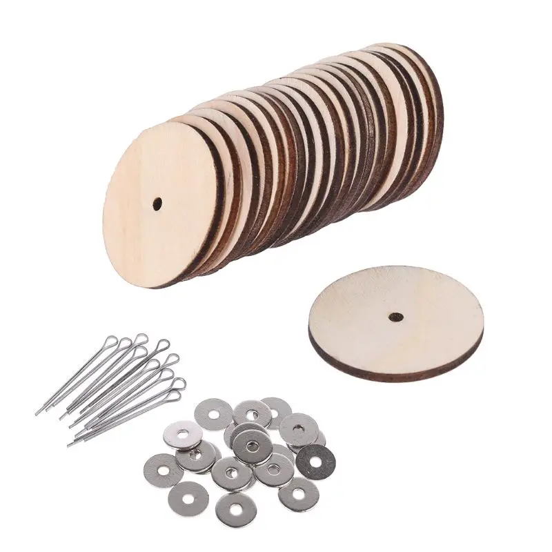 

10 Sets Wood Joints Connectors for Handmade Bear Craft Children Kids Toy DIY Scrapbooking Manual Handicraft Accessories