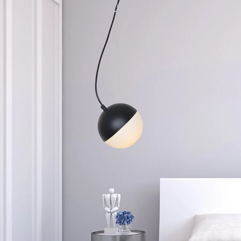 Современный простой подвесной светильник креативный стеклянный для кафе