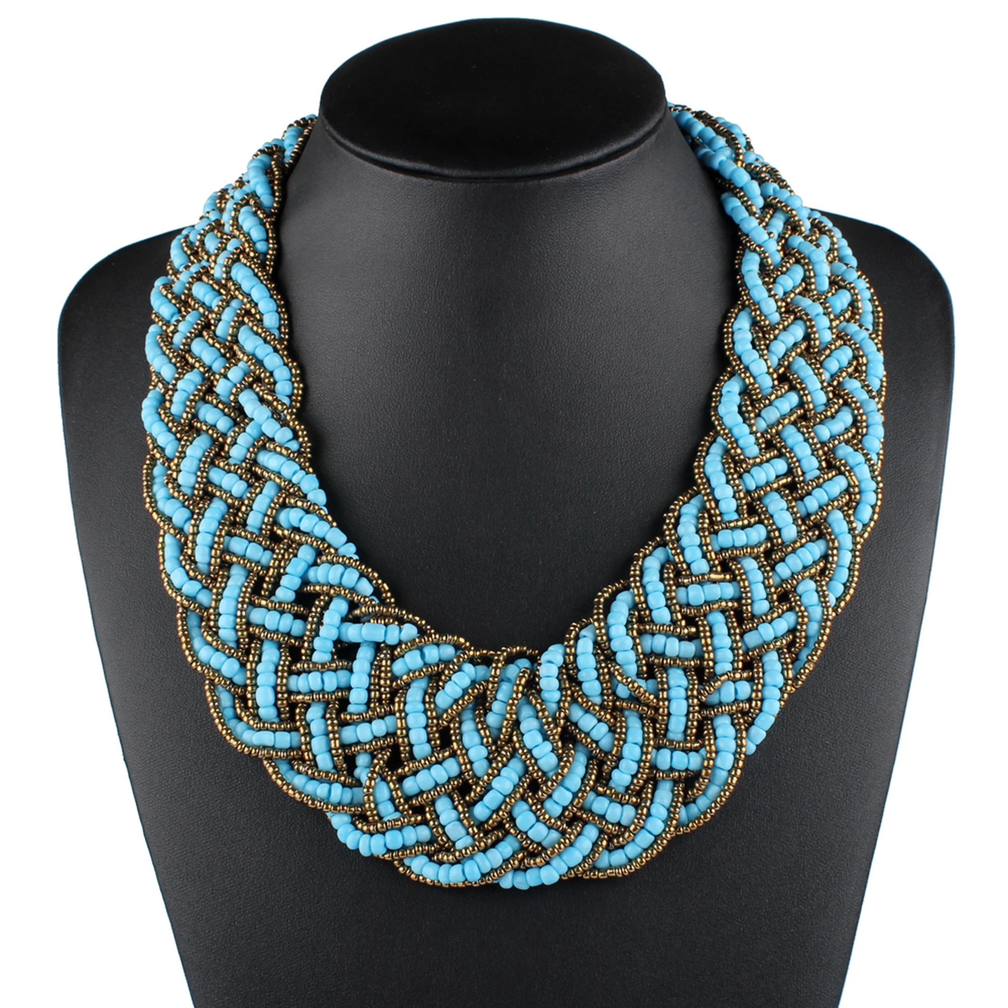 Женское Ожерелье чокер с бусинами в богемном стиле|ethnic jewelry|fashion jewelryjewelry fashion |