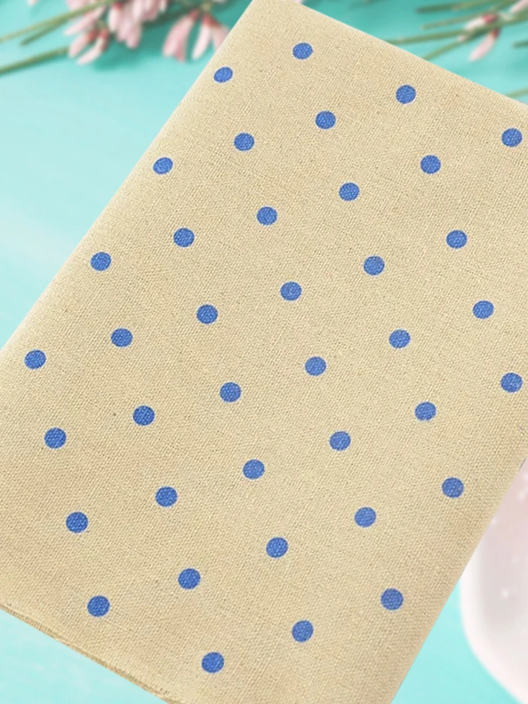 Текстиль для дома синий горошек хлопок белье Ткань Вышивание Материал Подушка