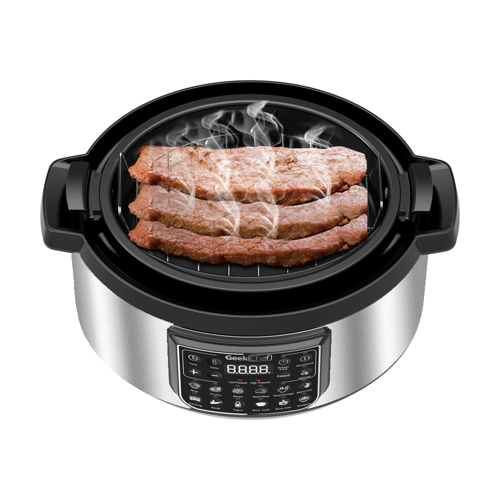 

Household 8L Oval LED Display High Pressure Cooker