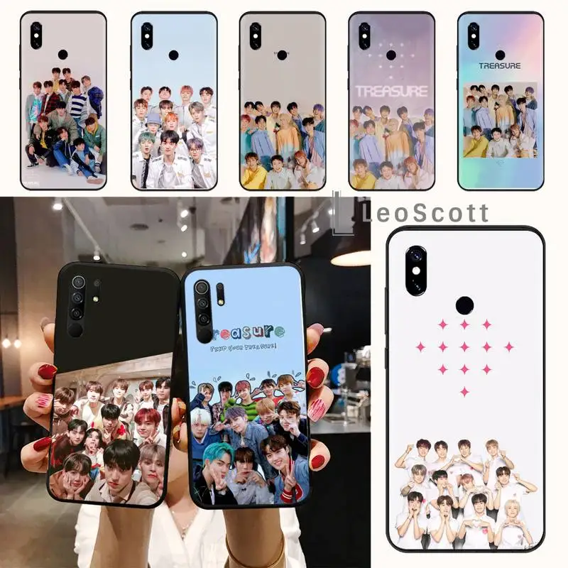 

Kpop TREASURE - BOY group Phone Case For Xiaomi Redmi note 7 8 9 t max3 s 10 pro lite funda shell coque cover