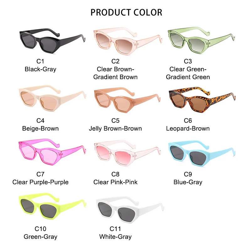 

ROYAL GIRL 2021 Small Frame Sunglasses Women Fashion Cat Eye Sun Glasses Men Retro Brand Design Wild Street Eyewear UV400 Ss617