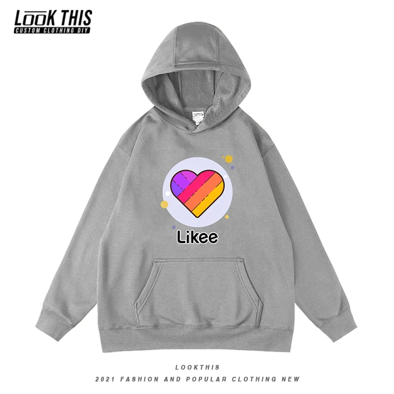 

LIKEE LIVE APP Boy Hoodies Men Teen Harajuku Sweatshirt Male Japanese Streetwear Oversized Cute Cat Print Hoodie Men Sweatshirts