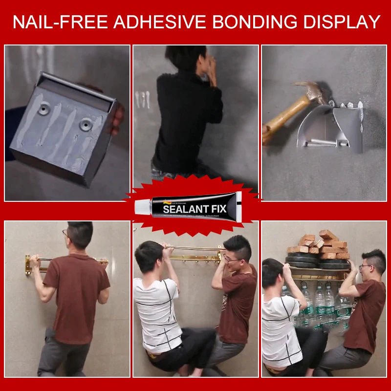 

6g/12g/18g Strong Glue Quick Drying Glass Glue Soft Metal Plate Tile Marble Glue Environmentally Friendly Waterproof TSLM1