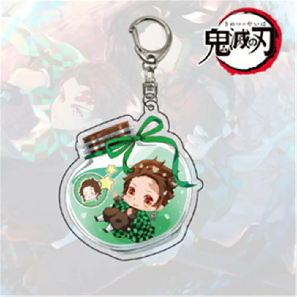 Аниме акриловые брелки Demon Slayer Kimetsu no Yaiba брелок для косплея любителей лучший