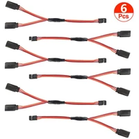 6pcslot 150mm servo extension cord wire cable rc car helicopter servo receiver y extension cord wire lead